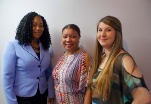 From Left to Right: LaToya Williams, Rhonda Johnson, Kelly Sage